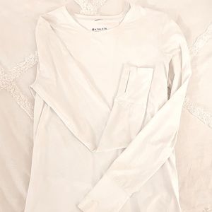 white athleta long sleeve